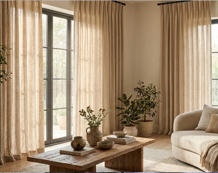 Mild Texture Curtains in Coimbatore